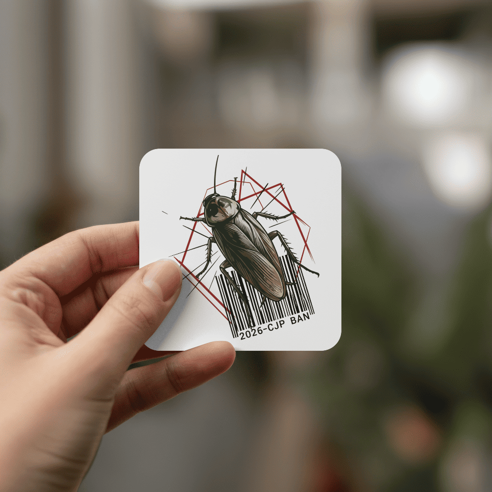 COCKROACH JANTA PARTY INSPIRED TEMPORARY TATTOO