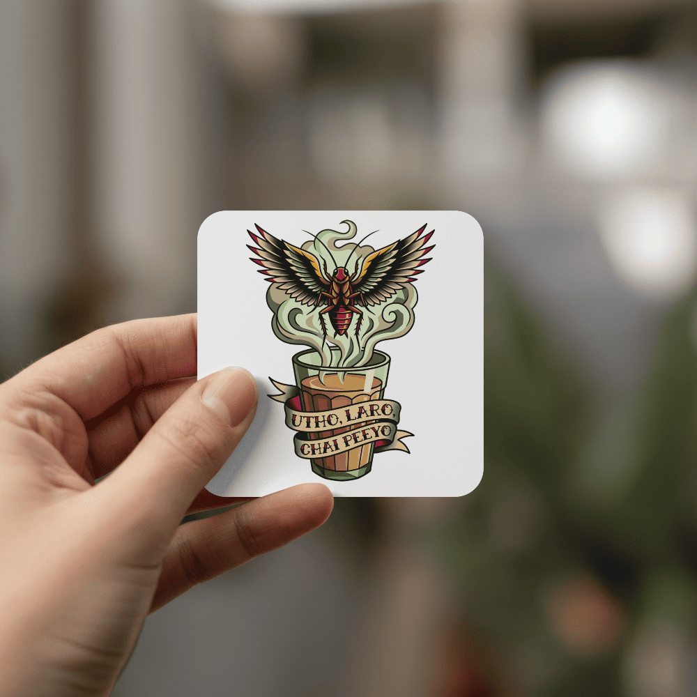 COCKROACH JANTA PARTY INSPIRED TEMPORARY TATTOO