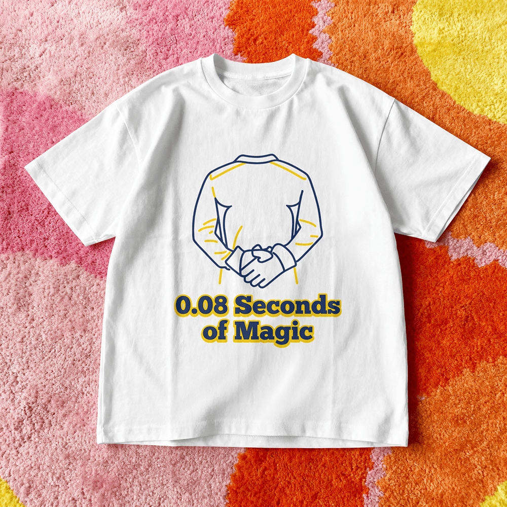 0.08 SECONDS OF MAGIC MS DHONI TSHIRT