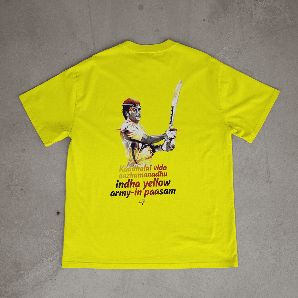 MA DHONI TAMIL VERSION TSHIRT