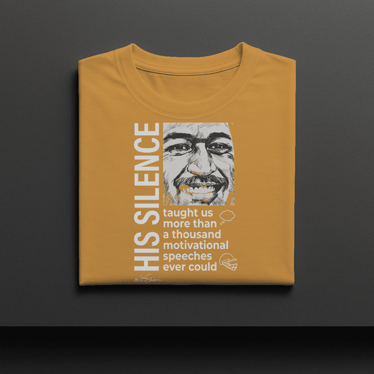 HIS SILENCE MS DHONI TSHIRT