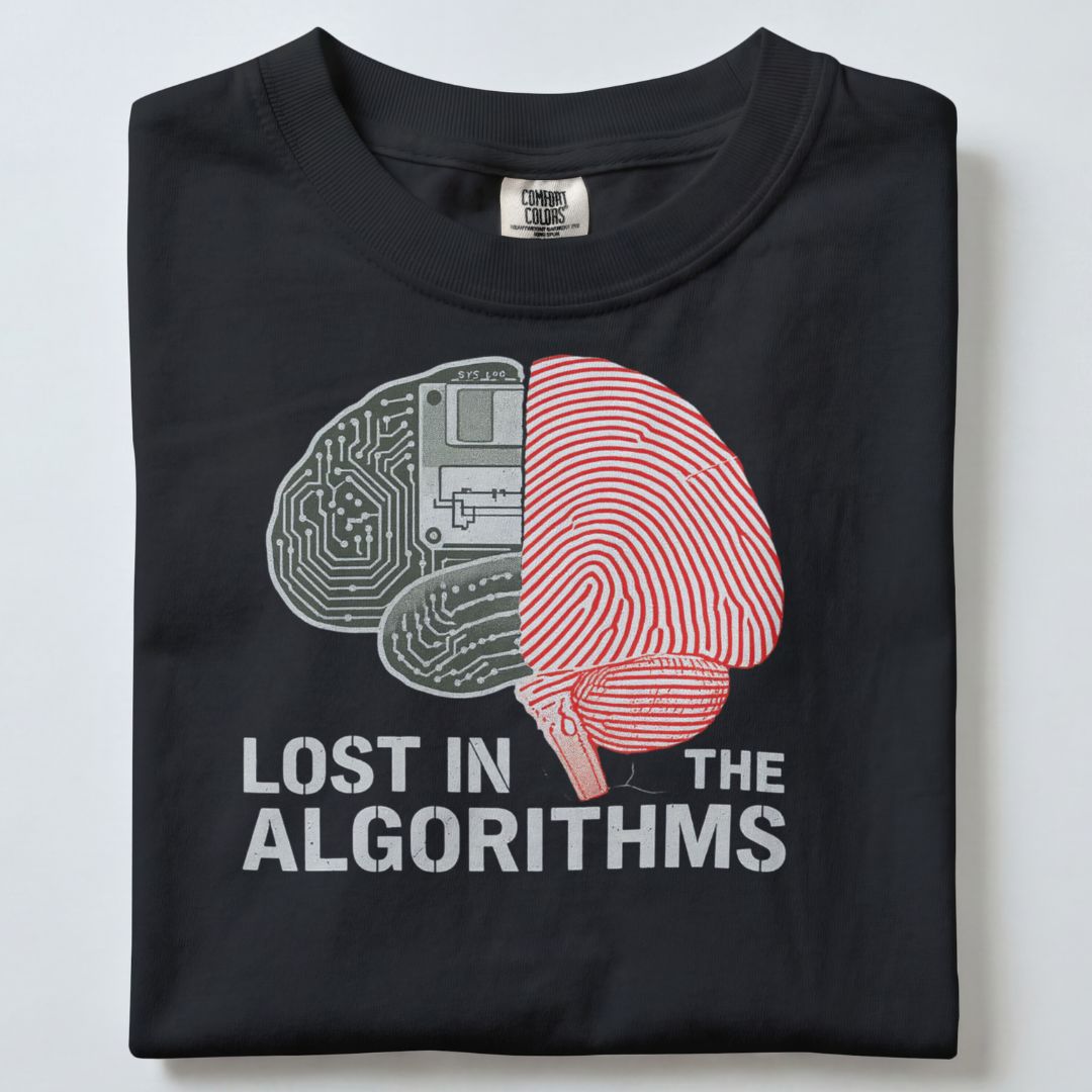 LOST IN THE ALGORITHMS UNISEX TSHIRT