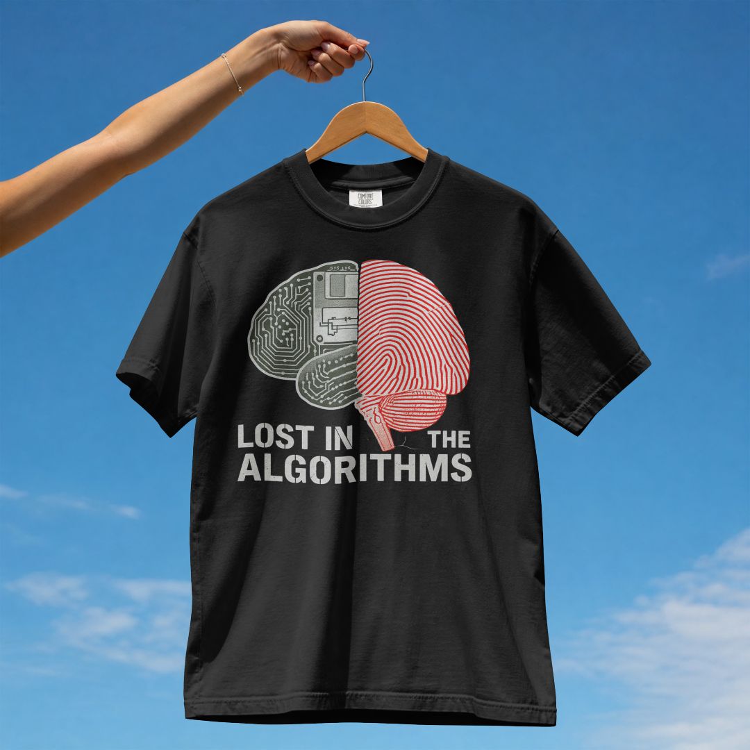 LOST IN THE ALGORITHMS UNISEX TSHIRT