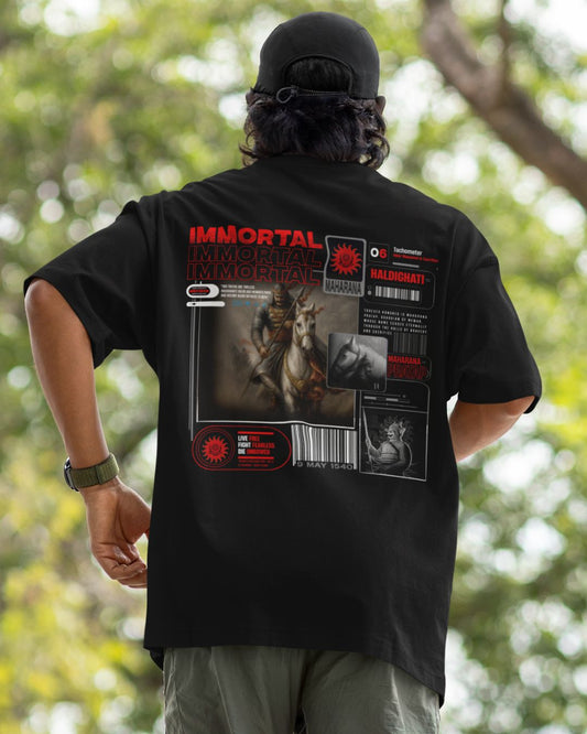 IMMORTAL MAHARANA PRATAP BACKPRINT UNISEX TSHIRT