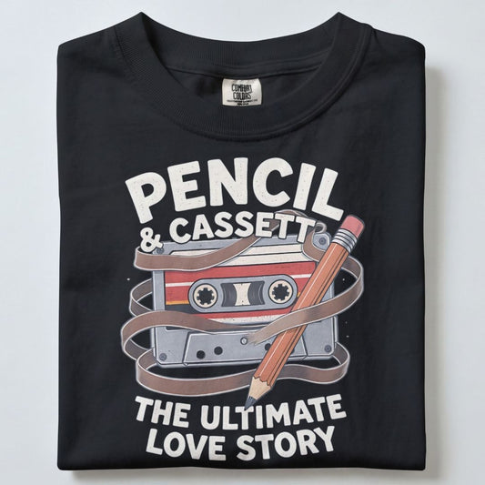 PENCIL CASSET THE ULTIMATE LOVE STORY UNISEX TSHIRT