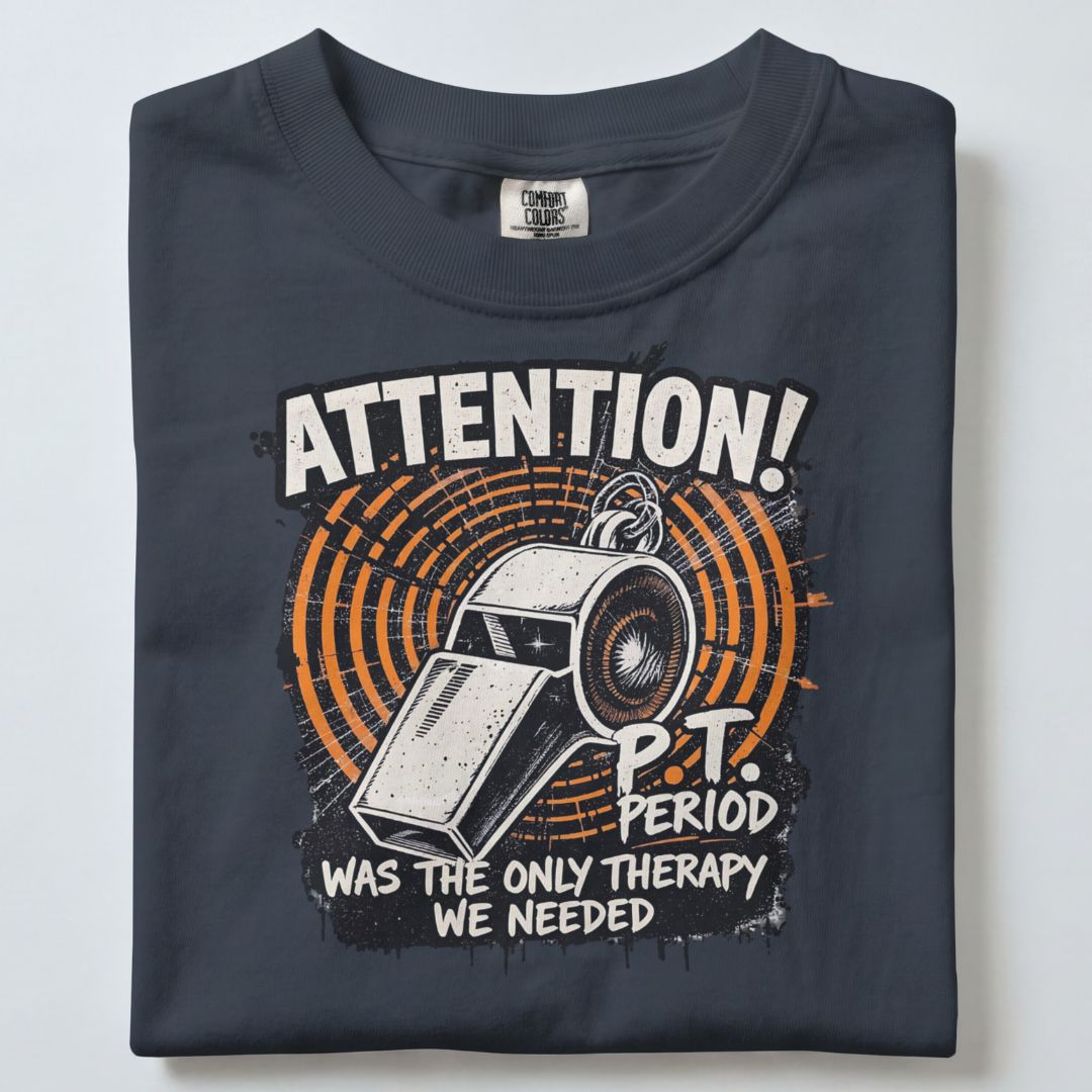 ATTENTION PT PERIOD UNISEX TSHIRT