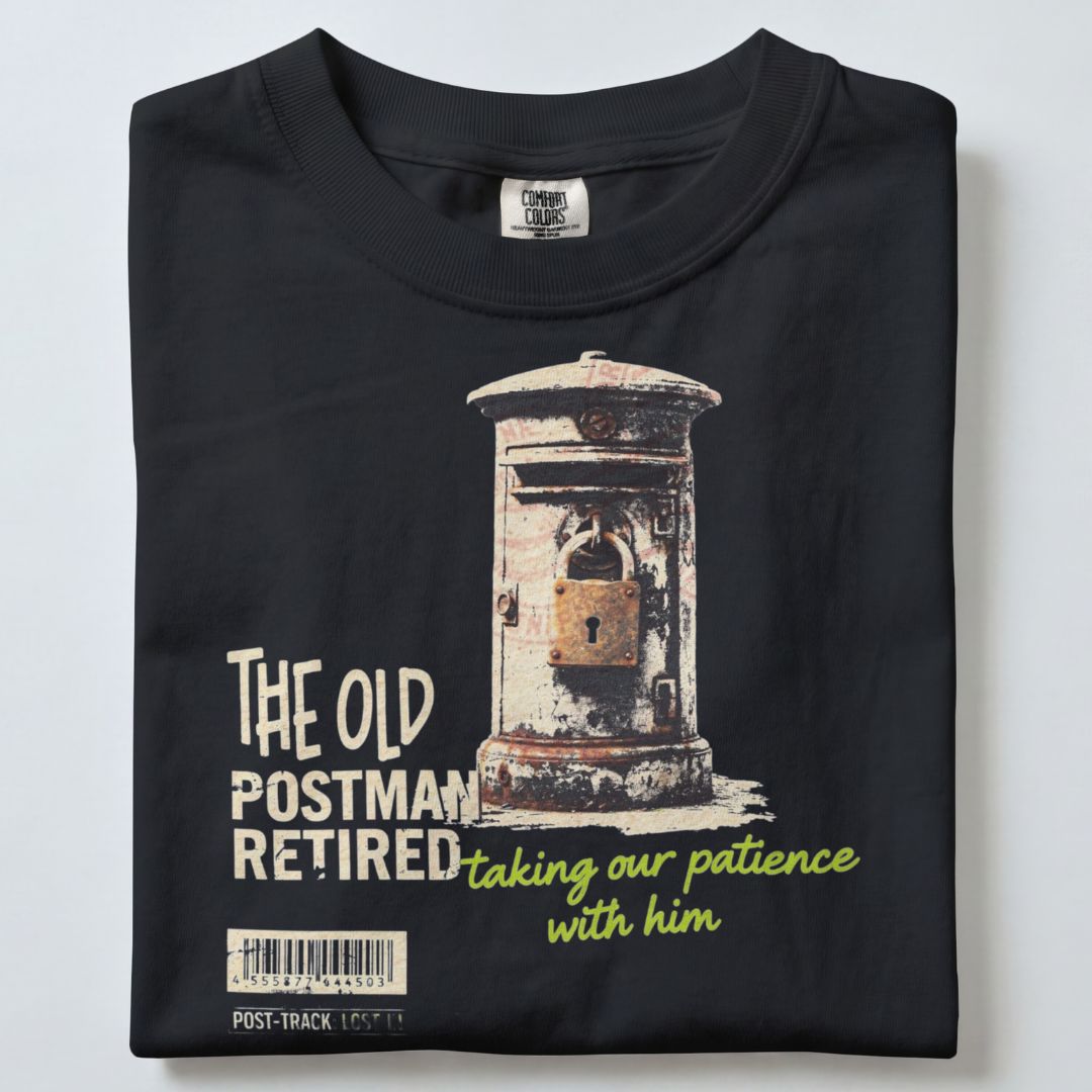 THE OLD POSTMAN RETIRED UNISEX TSHIRT