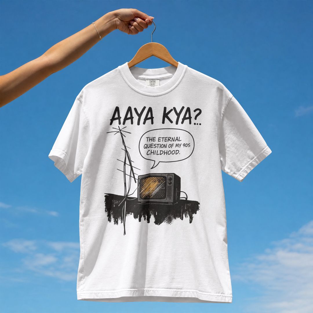 AAYA KYA... THE ETERNAL QUESTION OF CHILDHOOD UNISEX TSHIRT