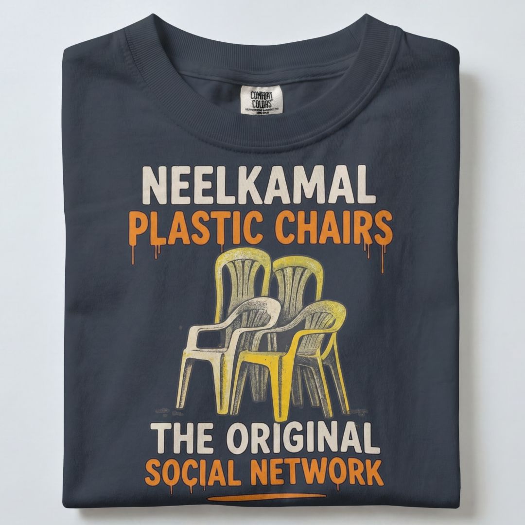 NEELKAMAL PLASTIC CHAIRS UNISEX TSHIRT