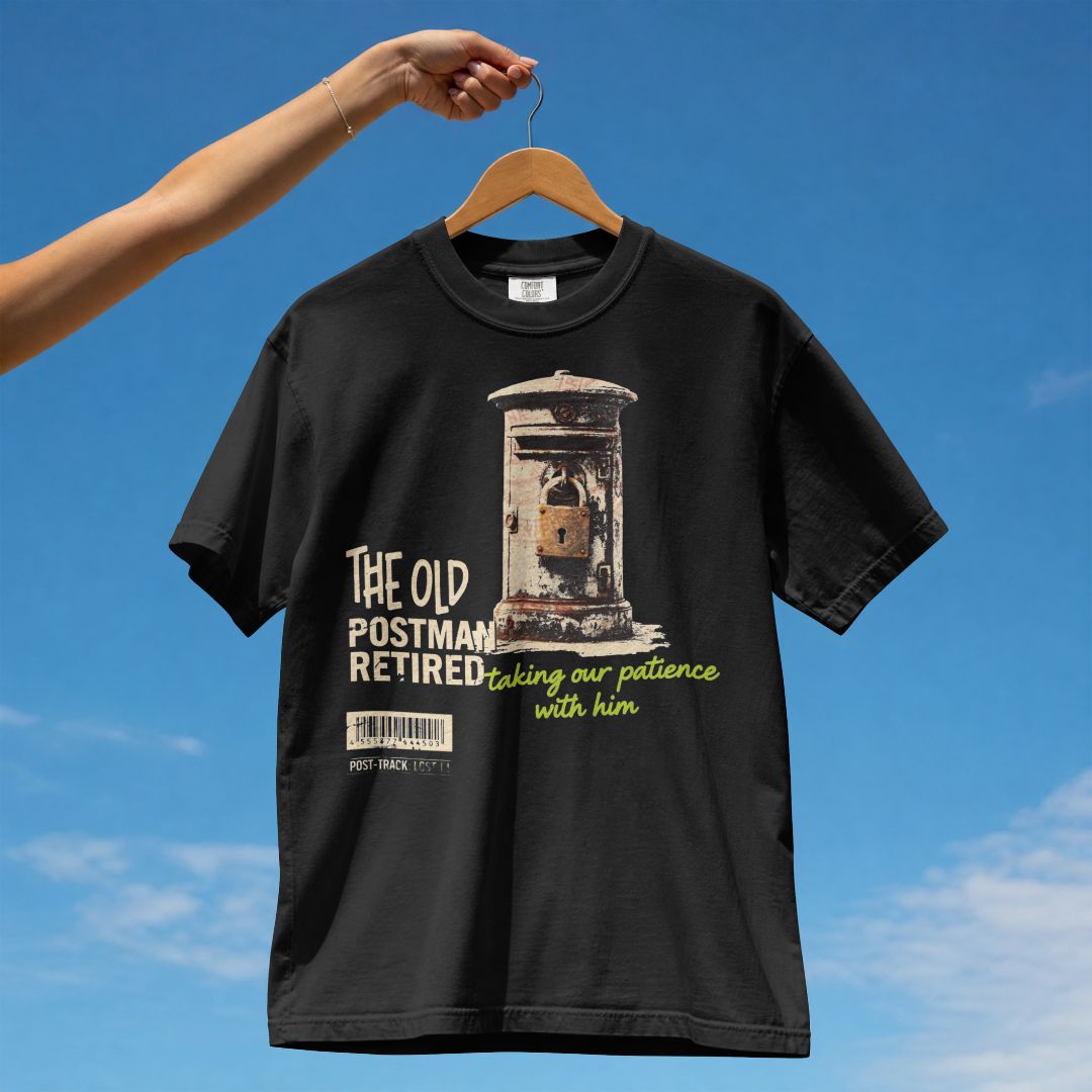 THE OLD POSTMAN RETIRED UNISEX TSHIRT