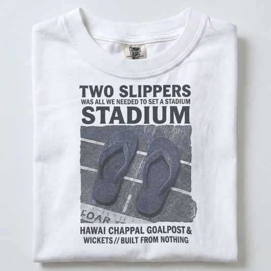 TWO SLIPPERS STADIUM UNISEX TSHIRT