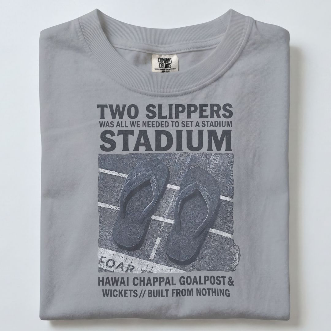 TWO SLIPPERS STADIUM UNISEX TSHIRT