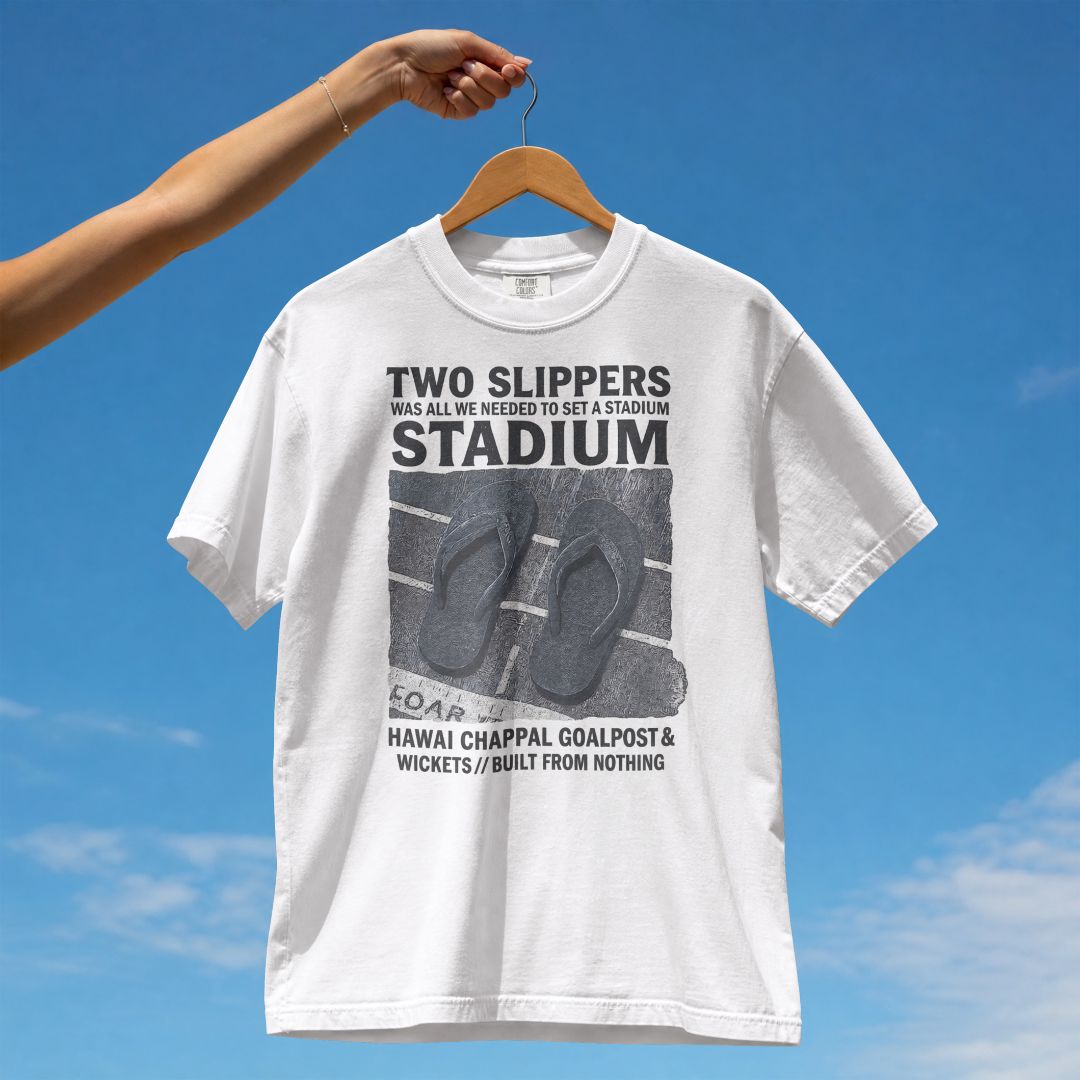 TWO SLIPPERS STADIUM UNISEX TSHIRT