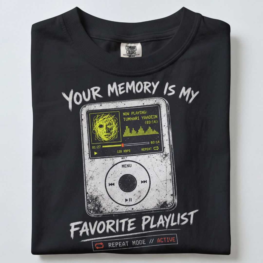 YOUR MEMORY IS MY FAVOURITE PLAYLIST UNISEX TSHIRT