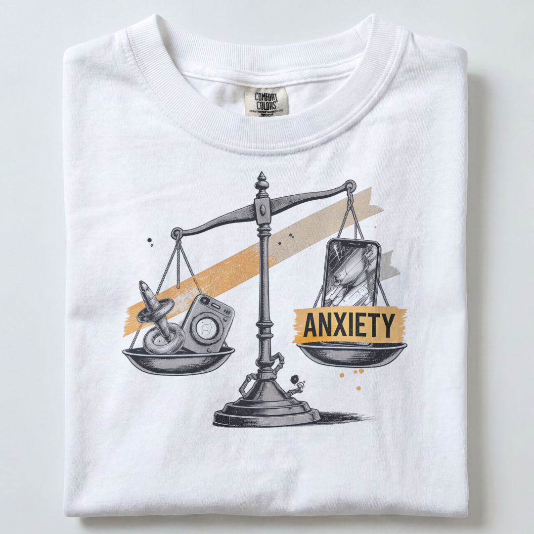 MOBILE ANXIETY UNISEX TSHIRT