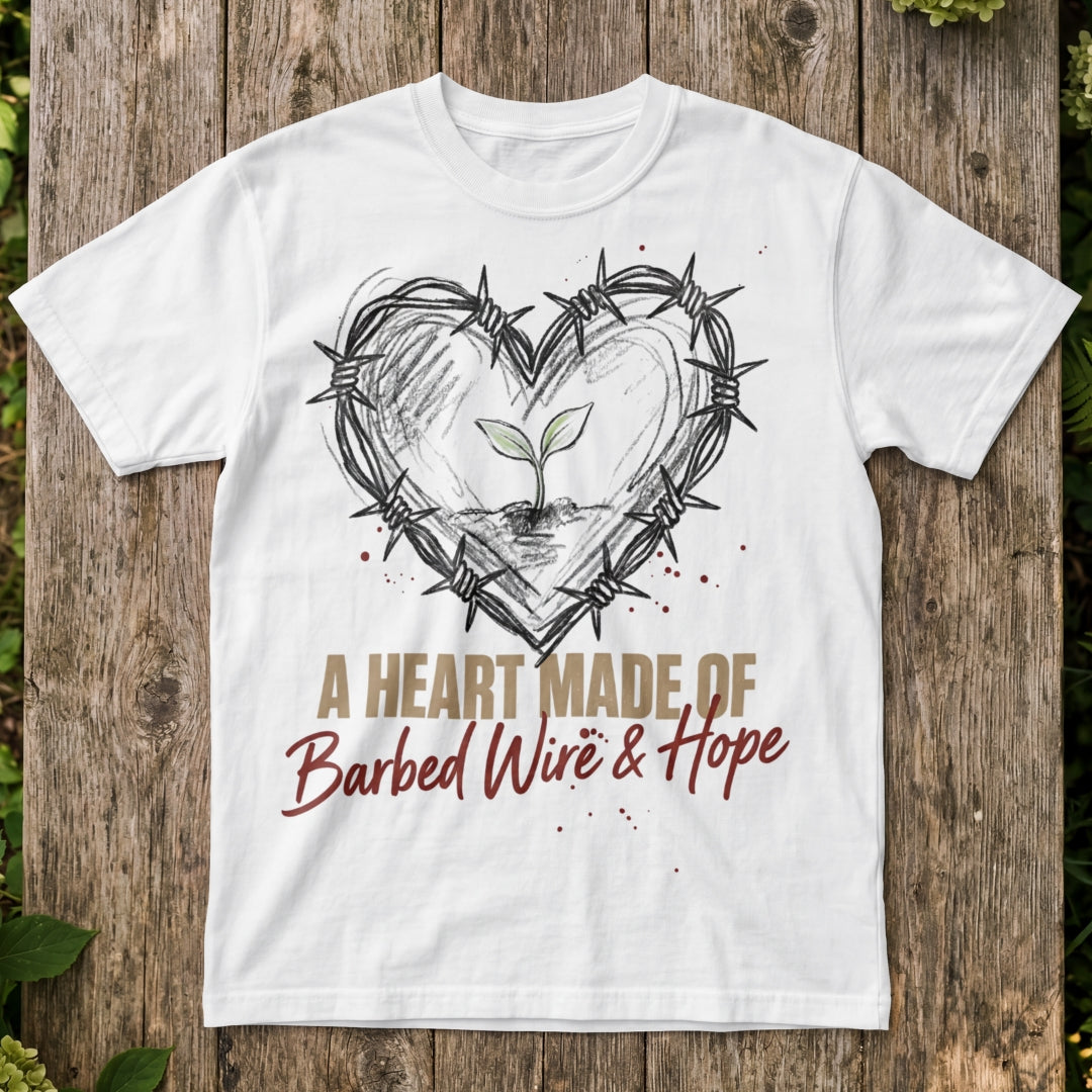 "Barbed Wire & Hope" Graphic Tee