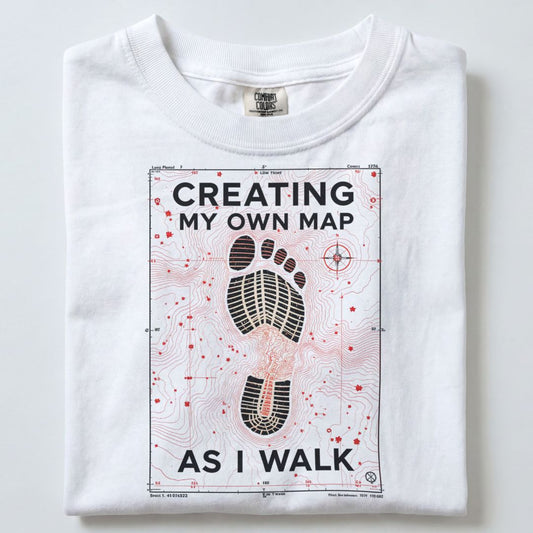 CREATING MY OWN MAP UNISEX TSHIRT