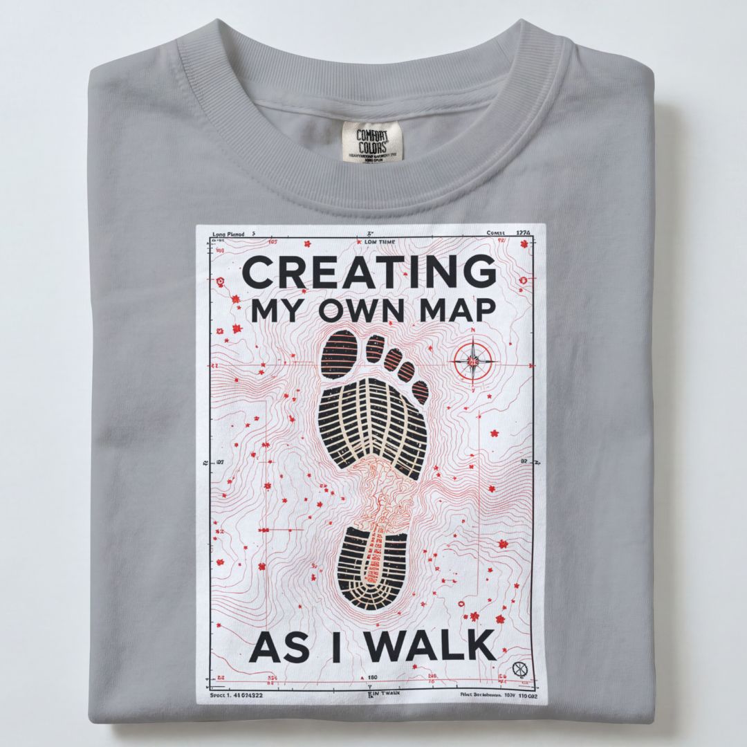 CREATING MY OWN MAP UNISEX TSHIRT