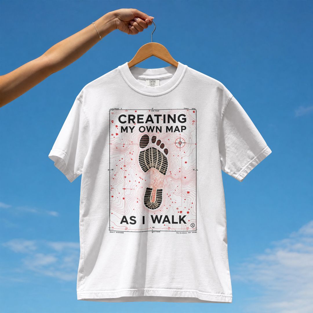 CREATING MY OWN MAP UNISEX TSHIRT