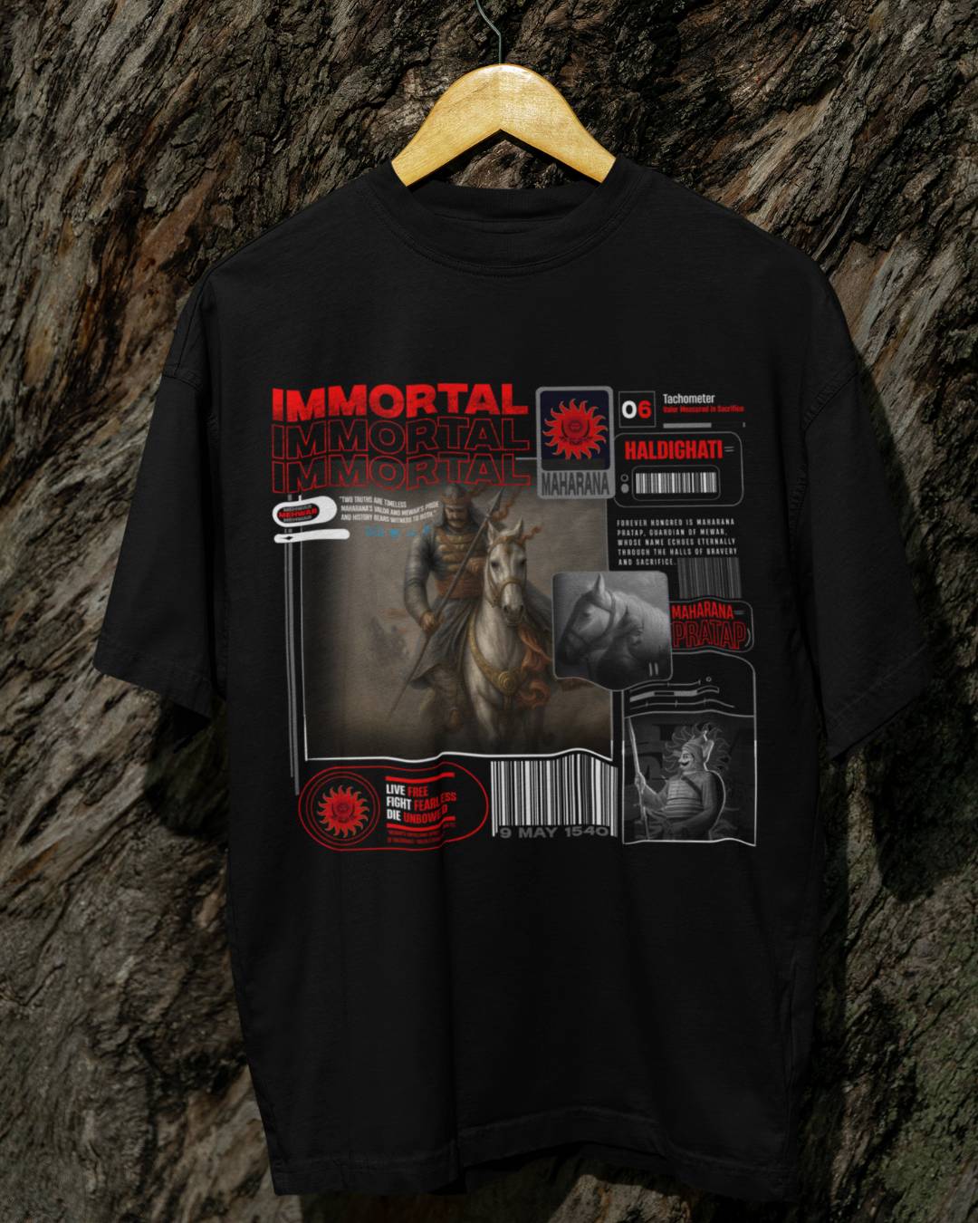 IMMORTAL MAHARANA PRATAP UNISEX TSHIRT