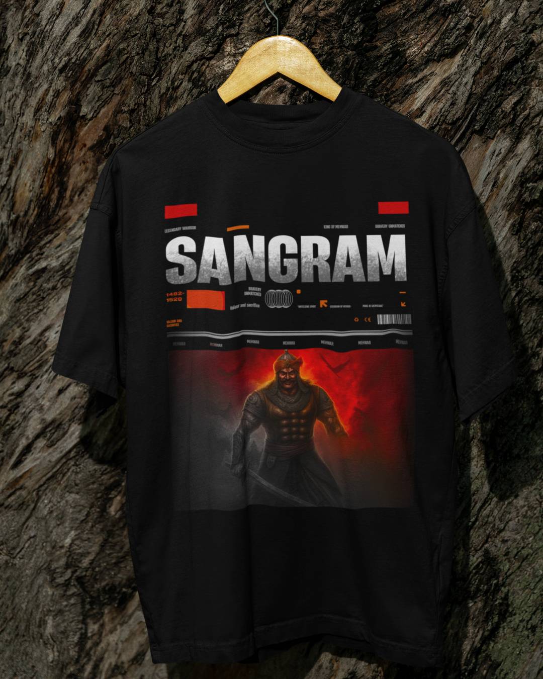 RANA SANGHA FRONT PRINT UNISEX TSHIRT