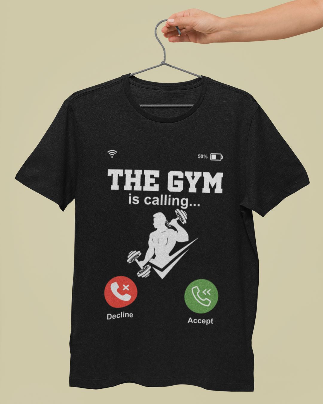 GYM IS CALLING UNISEX TSHIRT