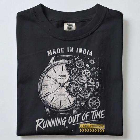 MADE IN INDIA RUNNING OUT OF TIME UNISEX TSHIRT