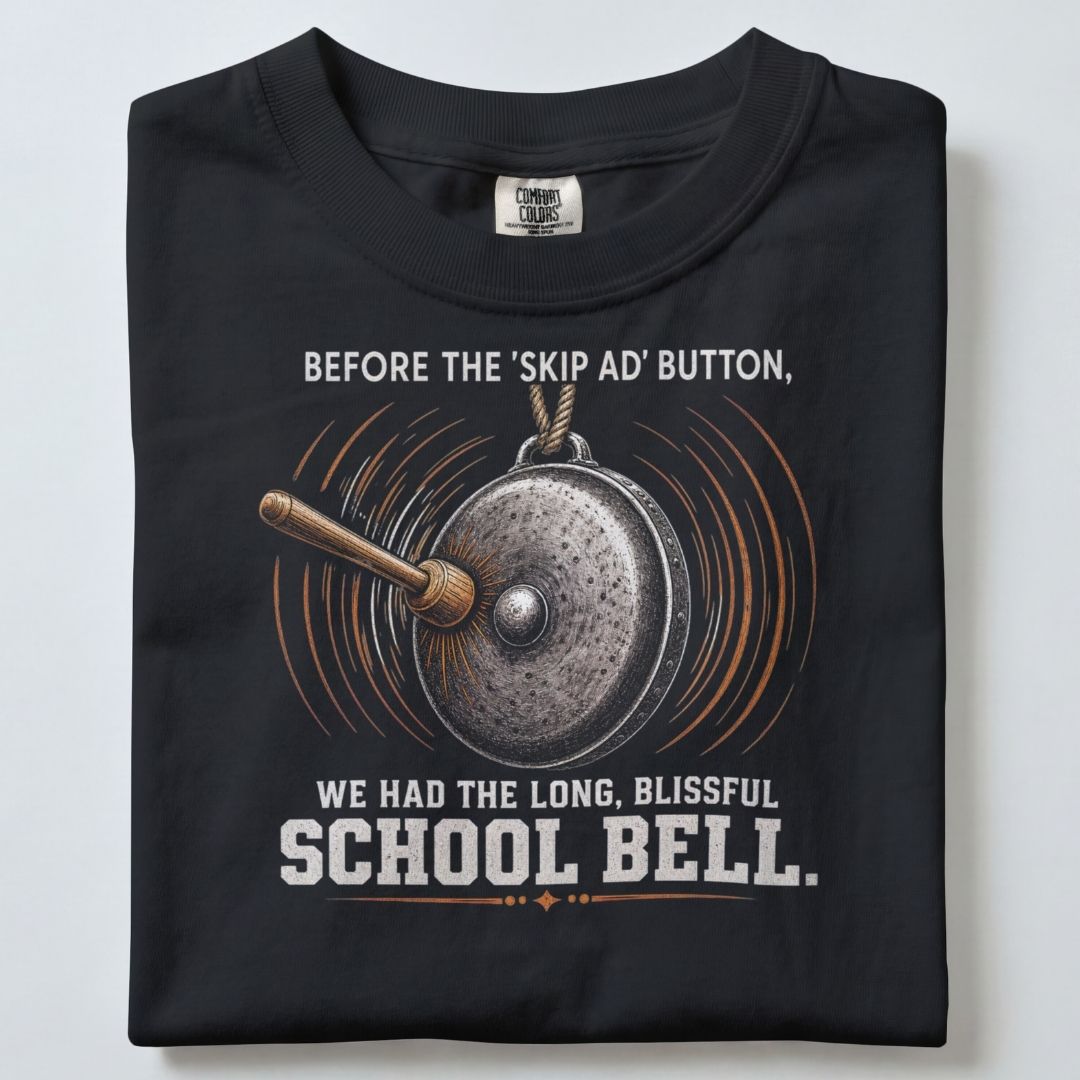 BEFORE THE SKIP AD BUTTON UNISEX TSHIRT