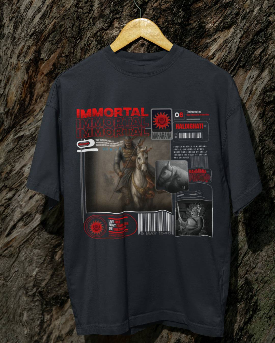 IMMORTAL MAHARANA PRATAP UNISEX TSHIRT
