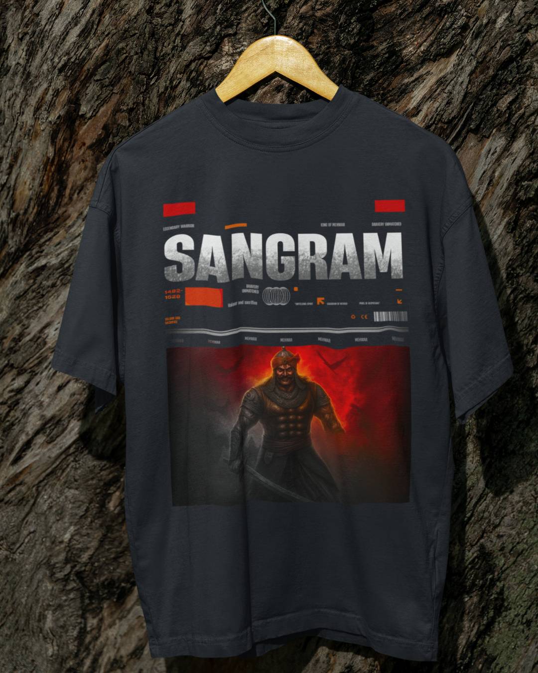RANA SANGHA FRONT PRINT UNISEX TSHIRT