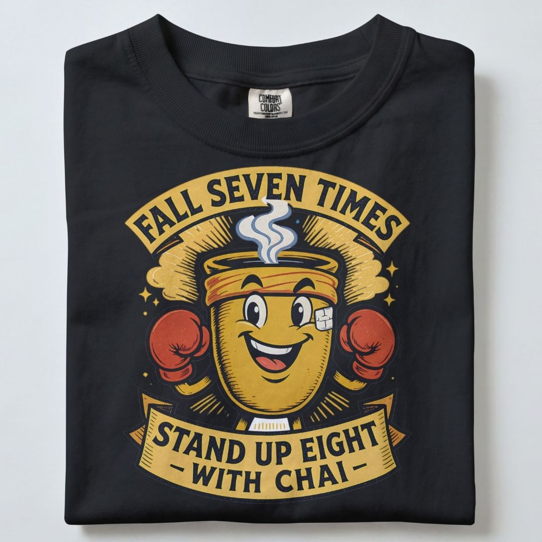 FALL SEVEN TIMES STAND UP EIGHT UNISEX TSHIRT