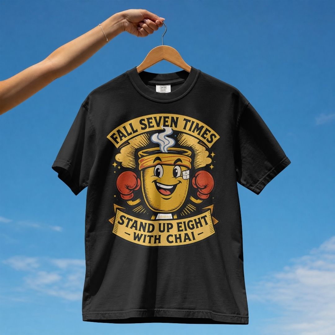 FALL SEVEN TIMES STAND UP EIGHT UNISEX TSHIRT