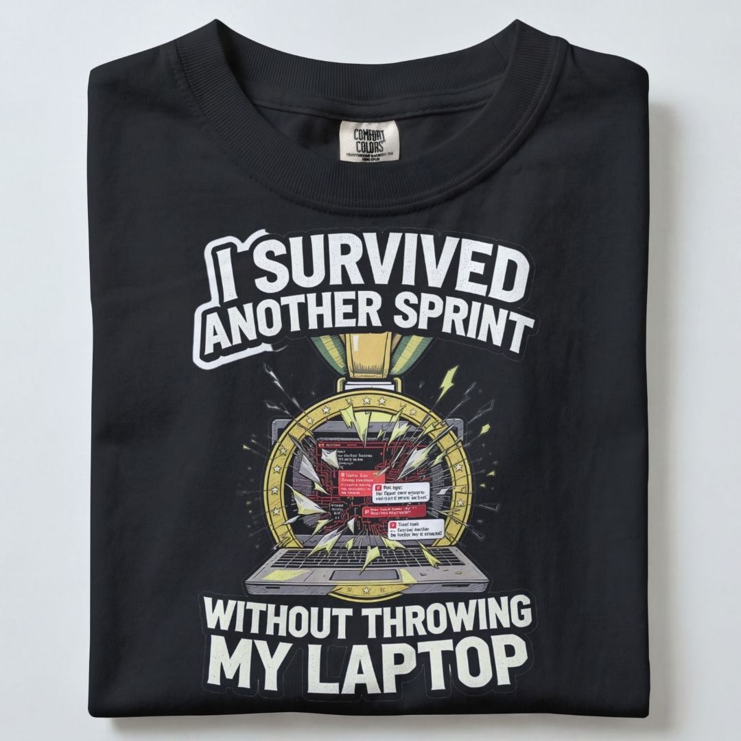 I SURVIVED ANOTHER SPRINT UNISEX TSHIRT