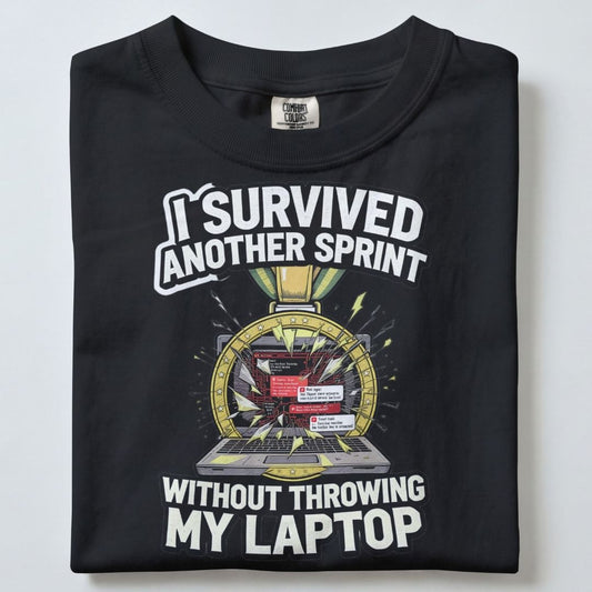 I SURVIVED ANOTHER SPRINT UNISEX TSHIRT