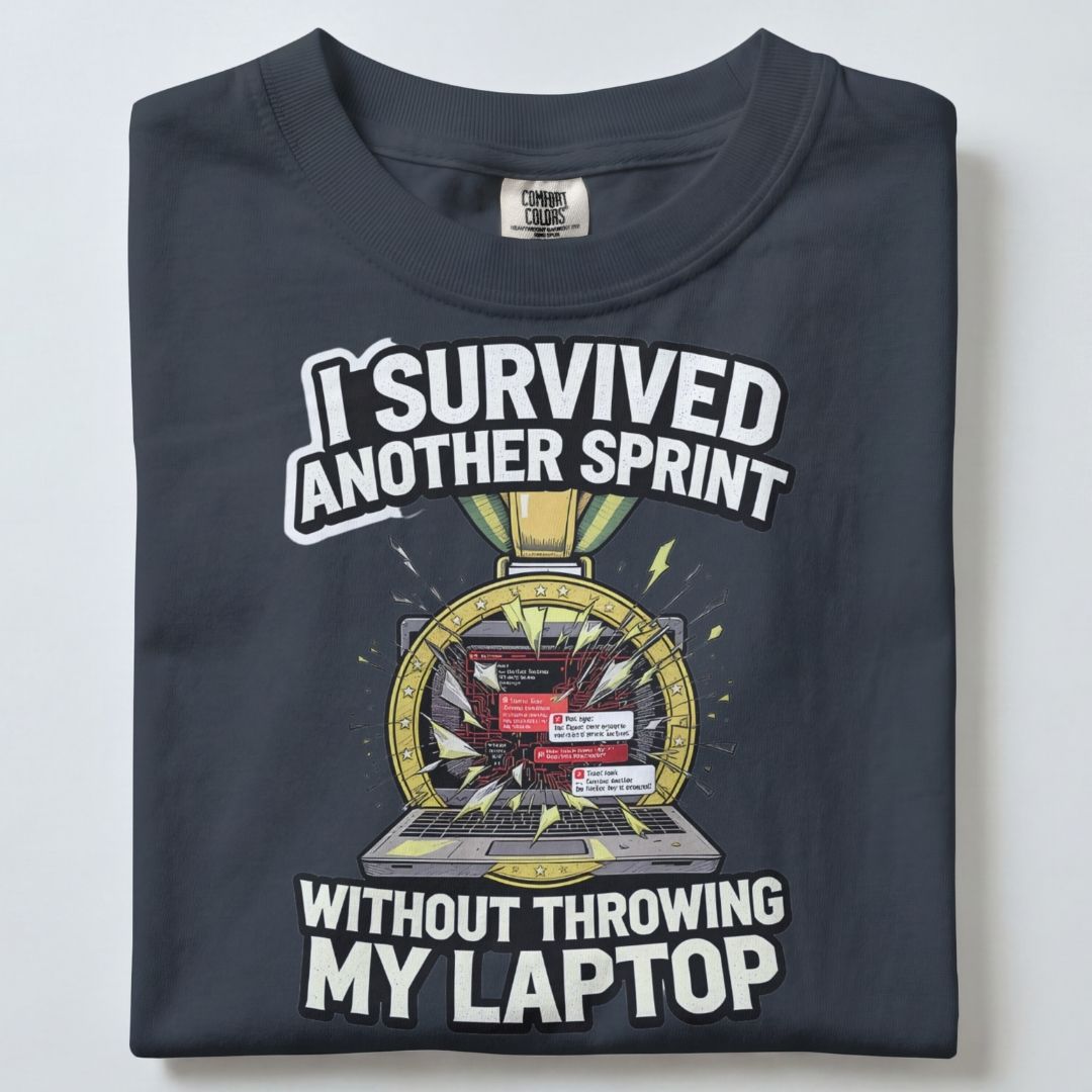 I SURVIVED ANOTHER SPRINT UNISEX TSHIRT