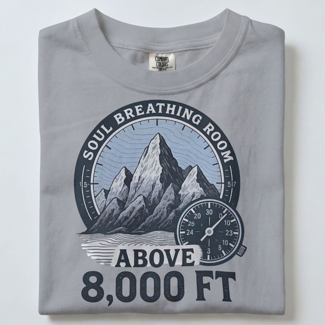 SOUL BREATHING ROOM ABOVE 8000 FT UNISEX TSHIRT