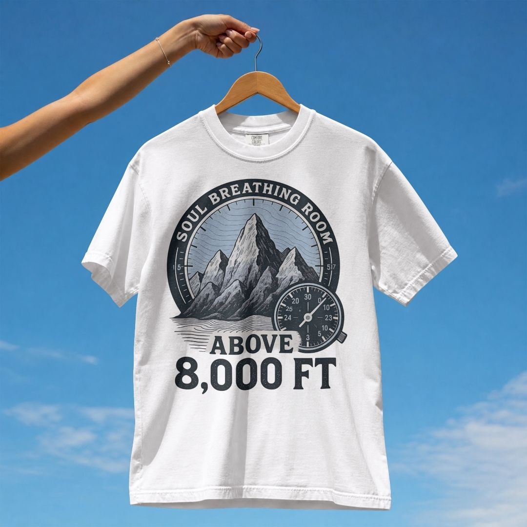 SOUL BREATHING ROOM ABOVE 8000 FT UNISEX TSHIRT