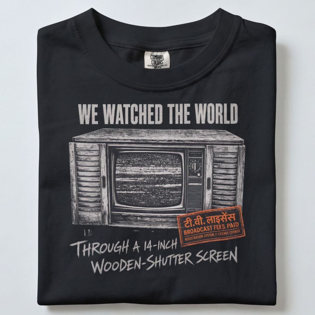 WE WATCHED THE WORLD UNISEX TSHIRT