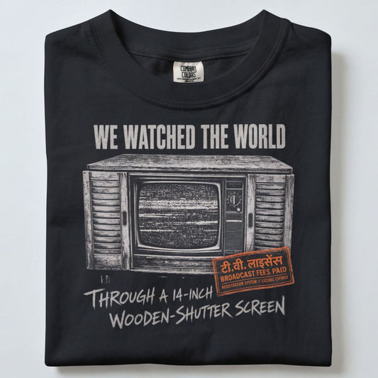 WE WATCHED THE WORLD UNISEX TSHIRT