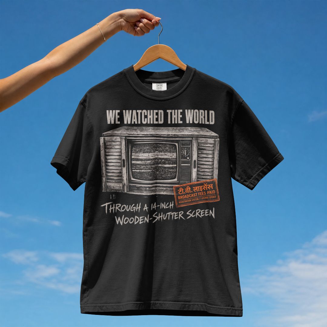 WE WATCHED THE WORLD UNISEX TSHIRT