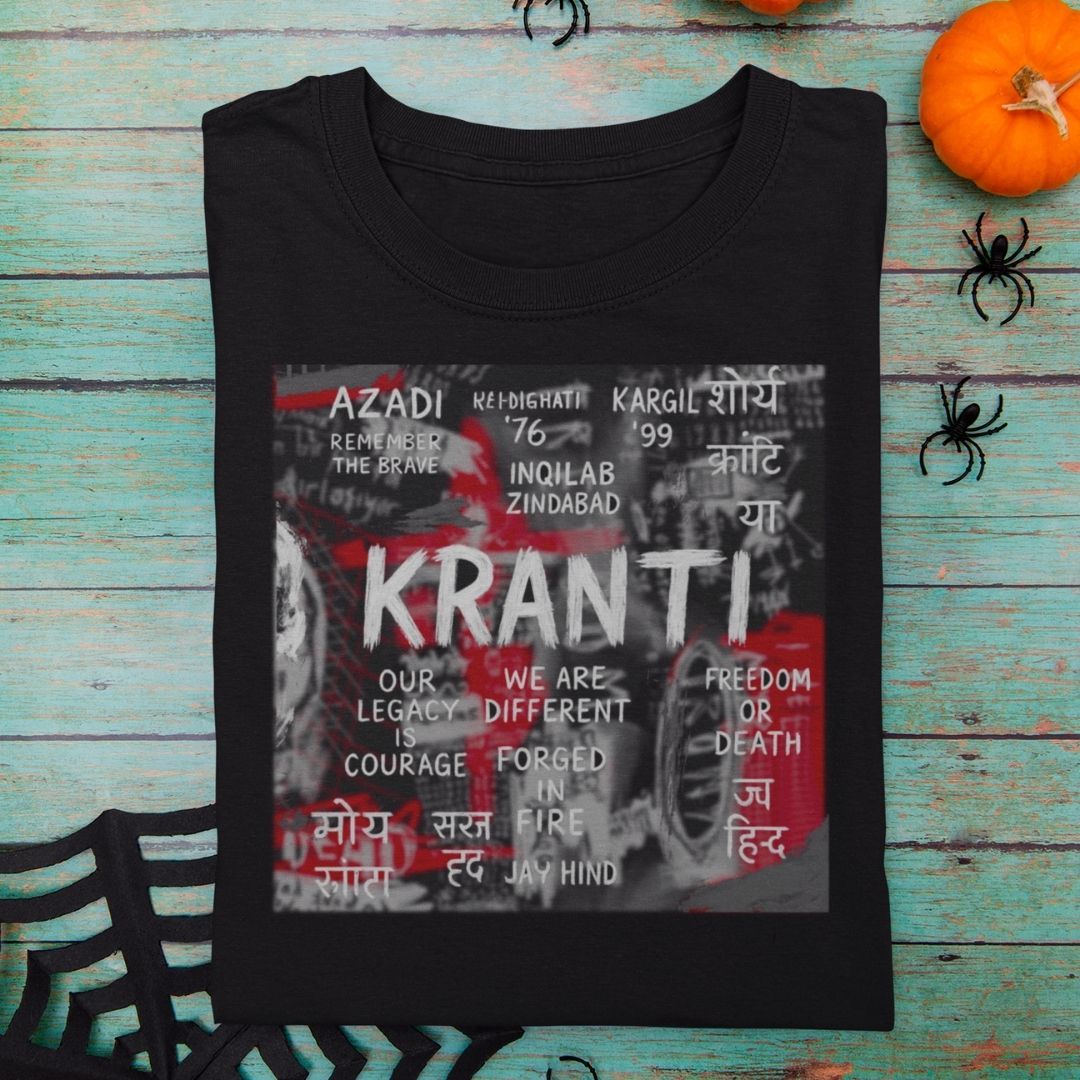 INDIAN WARS KRANTI UNISEX TSHIRT