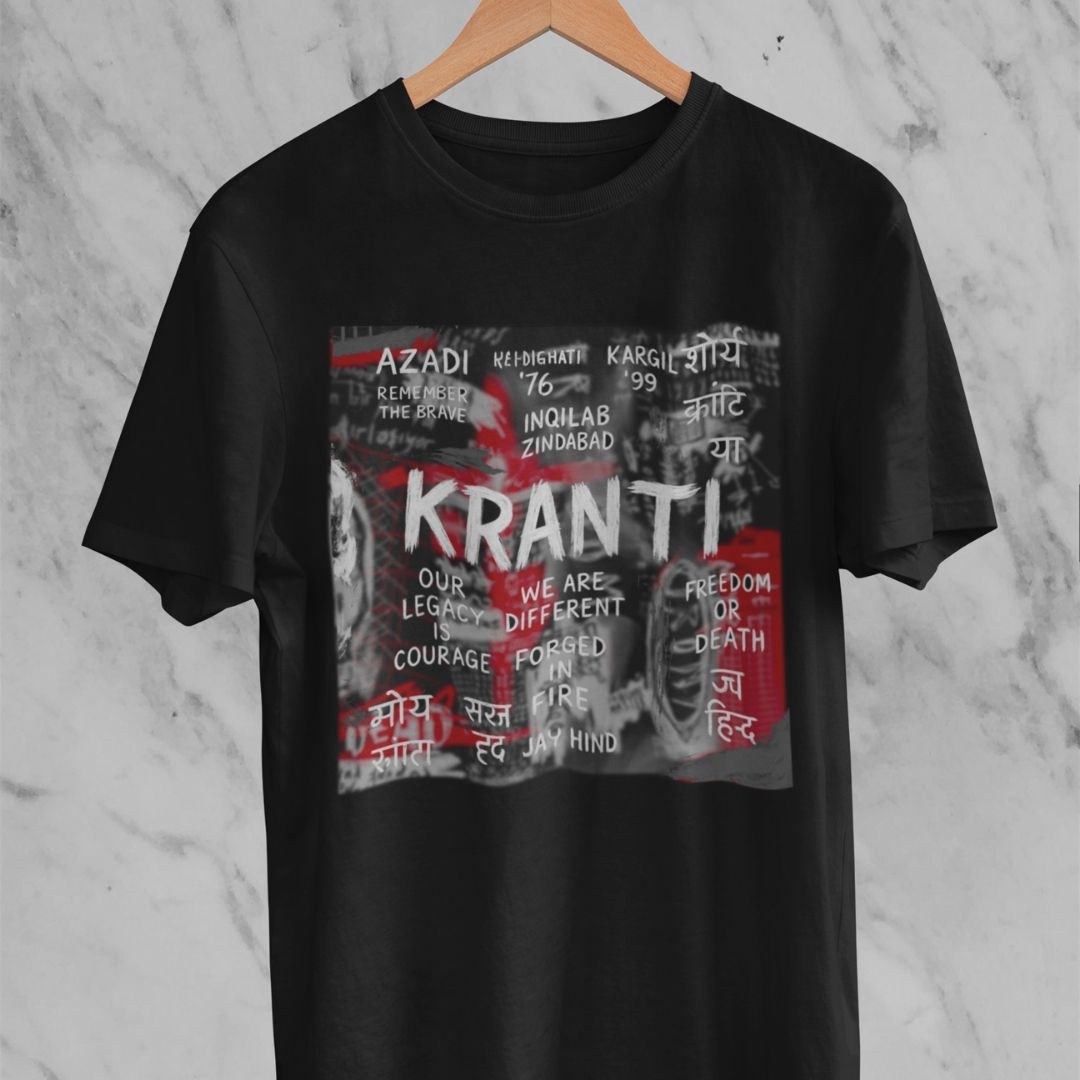 INDIAN WARS KRANTI UNISEX TSHIRT