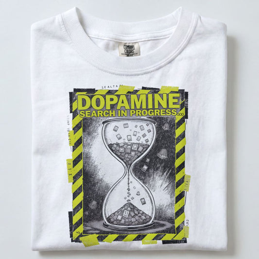 DOPAMINE SEARCH IN PROGRESS UNISEX TSHIRT