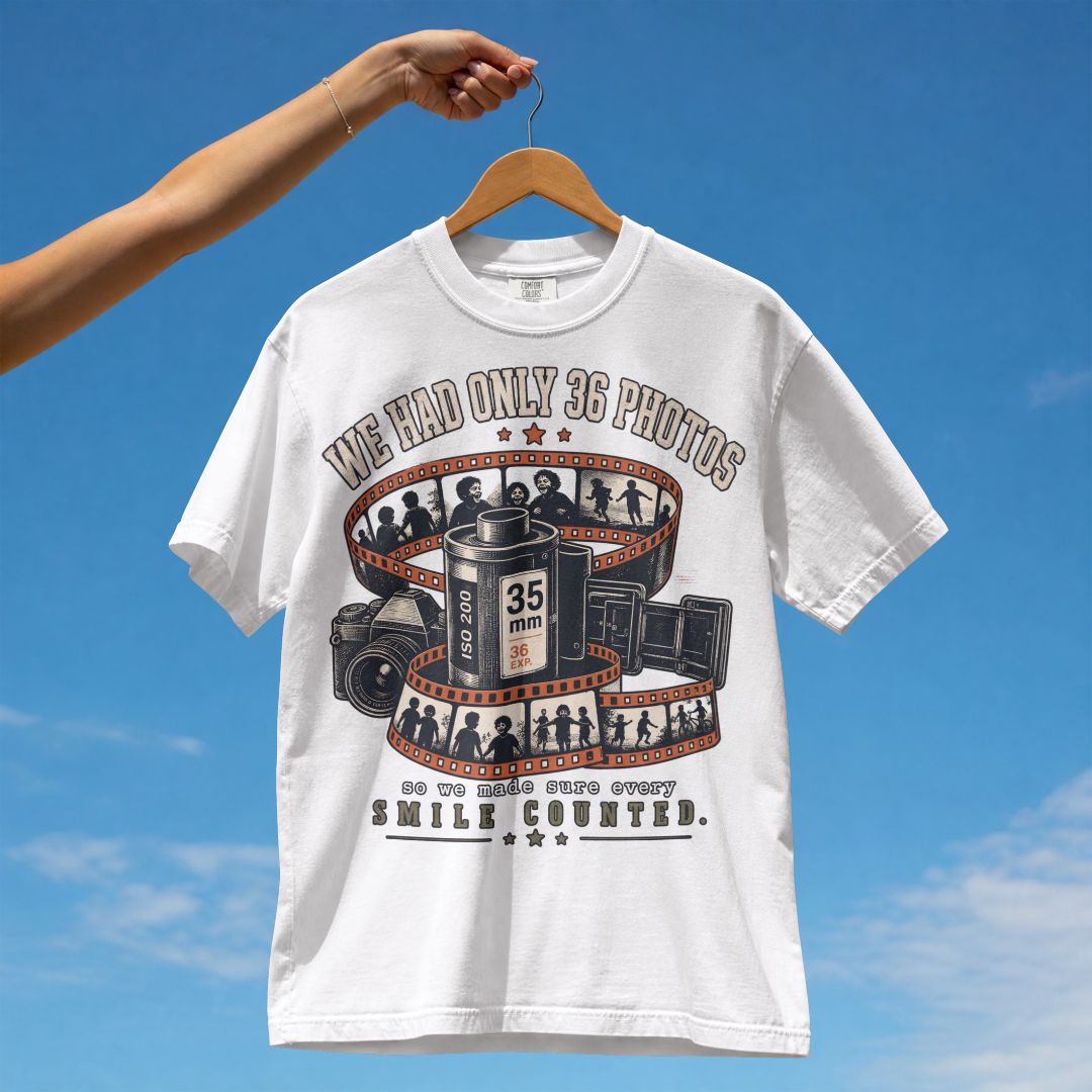 WE HAD ONLY 36 PHOTOS UNISEX TSHIRT