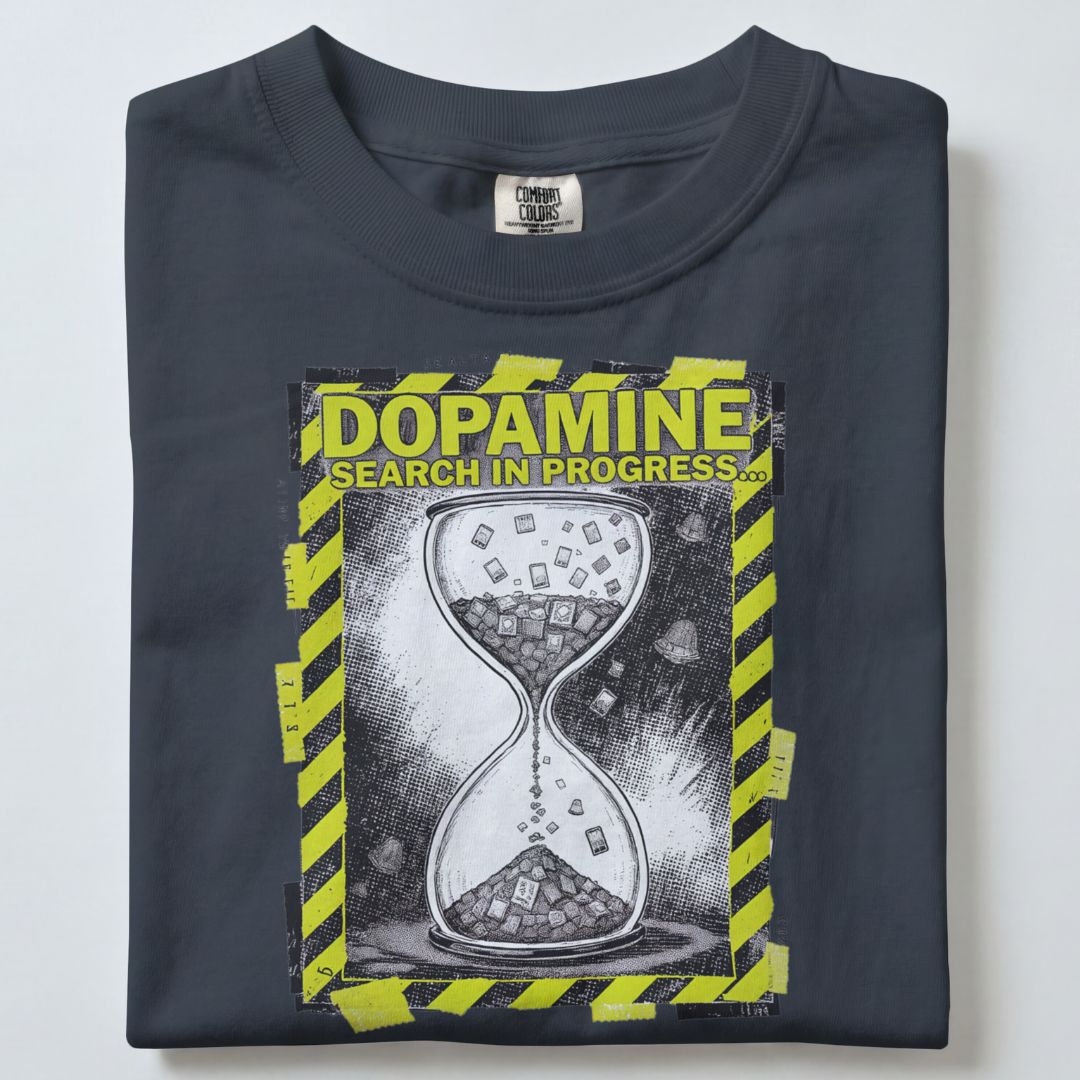 DOPAMINE SEARCH IN PROGRESS UNISEX TSHIRT