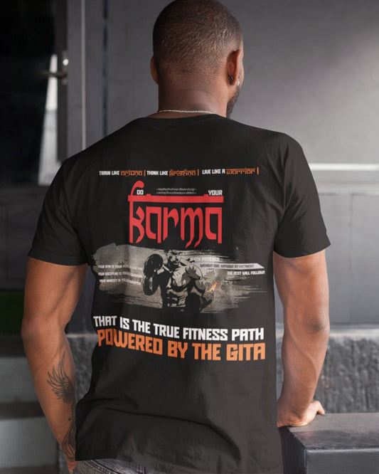 BHAGAVAD GITA BACKPRINT UNISEX TSHIRT