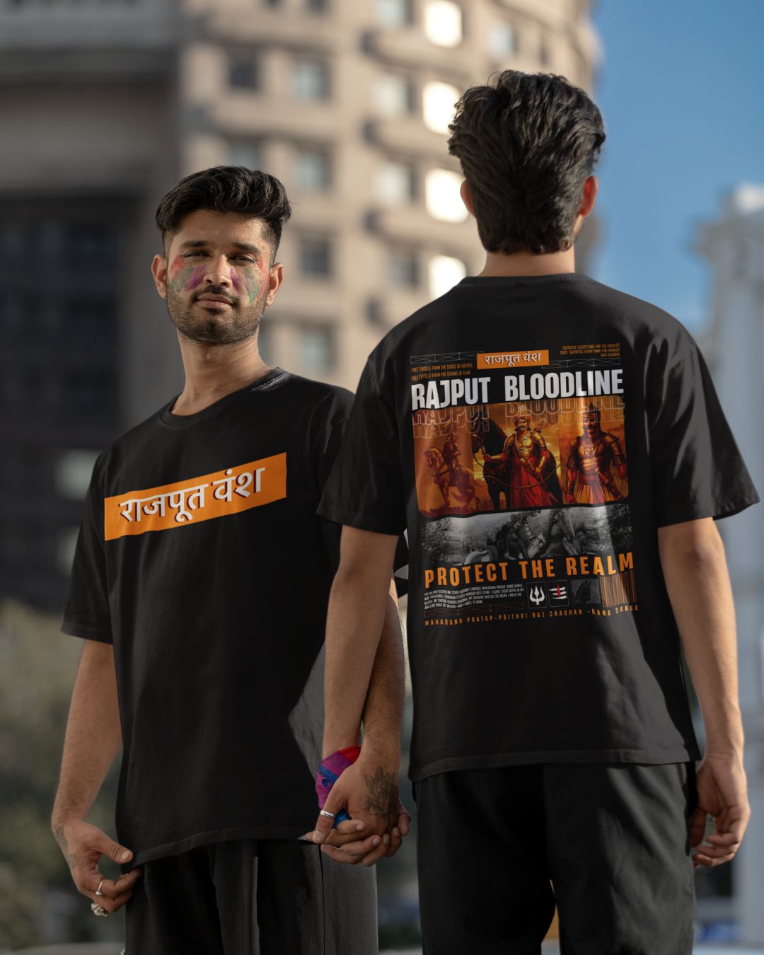 RAJPOOT BLOODLINE PROTECT THE REALM TWO SIDE PRINT UNISEX TSHIRT