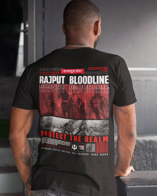 RAJPUT BLOODLINE BACKPRINT UNISEX TSHIRT