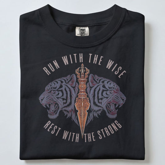 RUN WITH THE WISE UNISEX TSHIRT