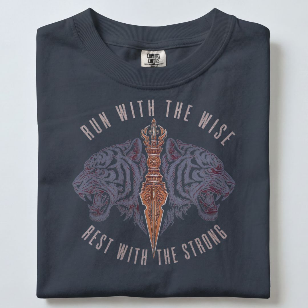 RUN WITH THE WISE UNISEX TSHIRT